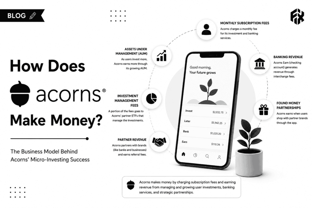 how does acorns make money
